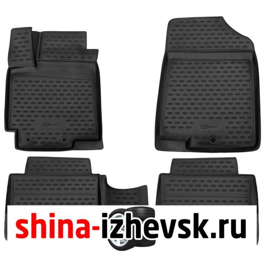 Коврик Коврики 3D в салон Format для Kia Rio (UB), 2011-2014, 2014-2016, 4 шт (ПУ, повышенная износостойкость) в Ижевске